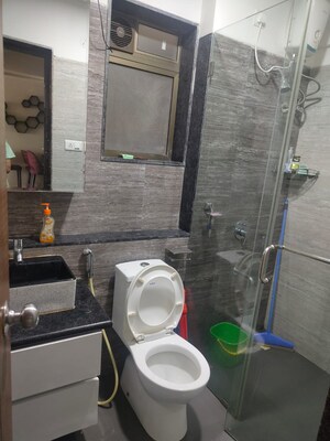 Bathroom in 2 BHK Apartment at Acme Ozone, Manpada – for Rent