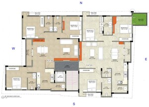 Floor Plan in 3 BHK Apartment at Shivaji Nagar – for Sale