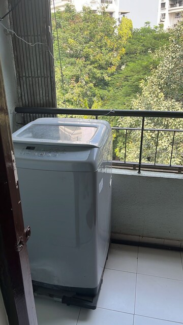 Balcony in Studio Apartment at The Hub Koregaon, Koregaon Park – for Rent