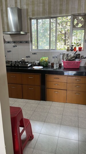 Kitchen in Studio Apartment at The Hub Koregaon, Koregaon Park – for Rent
