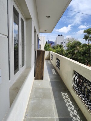 Balcony in 1 BHK Builder Floor at Halasuru – for Rent