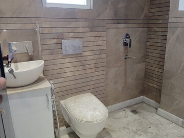 Bathroom in 2 BHK Builder Floor at Paschim Vihar – for Rent