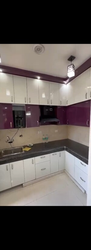 Kitchen in 3 BHK Apartment at Vasu Fortune Residency Phase II, Raj Nagar Extension – for Rent