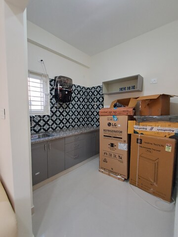 Kitchen in 1 BHK Builder Floor at Hsr Layout – for Rent