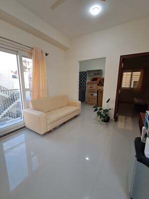 Living Room in 1 BHK Builder Floor at Hsr Layout – for Rent