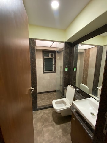 Bathroom in 1 BHK Apartment at Abhudaya CHS Kurla East, Kurla East – for Rent
