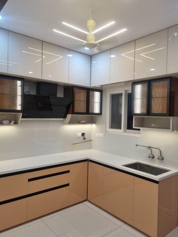 Kitchen in 3 BHK Apartment at Rajapushpa Provincia, Narsingi – for Rent