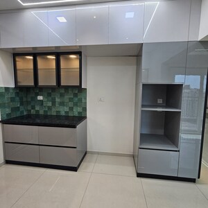 Kitchen in 3 BHK Apartment at Rajapushpa Provincia, Narsingi – for Rent