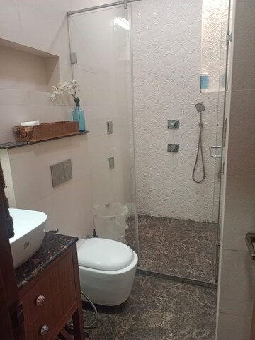 Bathroom in 2 BHK Builder Floor at Kalkaji – for Rent