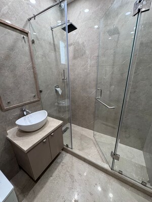 Bathroom in 4 BHK Builder Floor at Greater Kailash – for Rent