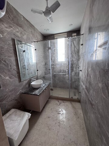 Bathroom in 4 BHK Builder Floor at Greater Kailash – for Rent