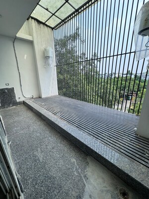 Balcony in 4 BHK Builder Floor at Greater Kailash – for Rent