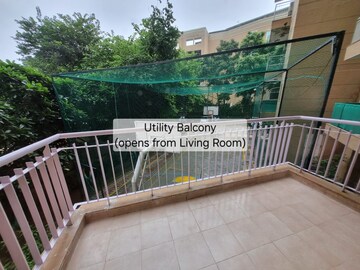 Balcony in 3.5 BHK Apartment at BPTP Freedom Park Life, Sector 57 – for Rent
