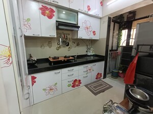 Kitchen in 2 BHK Apartment at Shree Shashwat CHS, Mira Road – for Rent