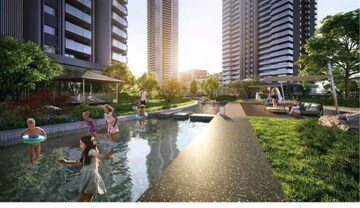 Swimming Pool in 2 BHK Apartment at Krisumi Waterside Residences, Sector 36a – for Sale