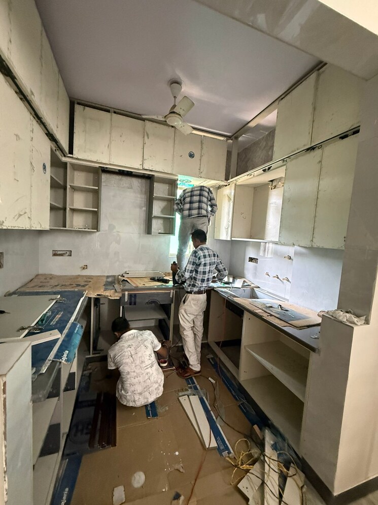 Kitchen, navbharat-apartments 3 Bedroom 1250 Sq.Ft. Apartment In Paschim Vihar Delhi 9256514