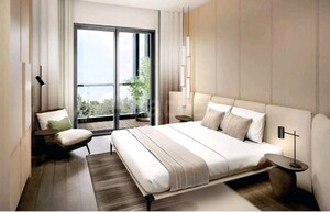 Bedroom in 3 BHK Apartment at Krisumi Waterside Residences, Sector 36a – for Sale