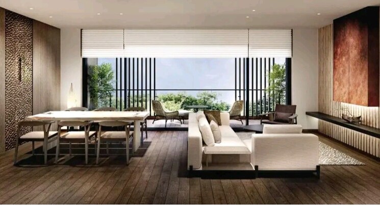 Living Room, krisumi-waterside-residences 3 Bedroom 2700 Sq.Ft. Apartment In Sector 36a Gurgaon 9256515