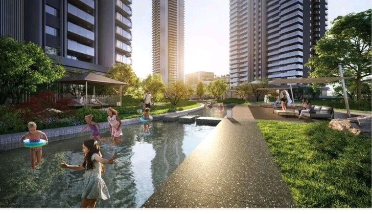 Swimming Pool, krisumi-waterside-residences 3 Bedroom 2700 Sq.Ft. Apartment In Sector 36a Gurgaon 9256515