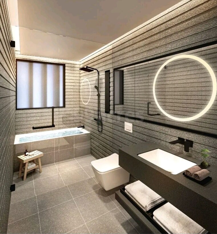 Kitchen, krisumi-waterside-residences 3 Bedroom 2700 Sq.Ft. Apartment In Sector 36a Gurgaon 9256515