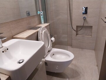 Bathroom in 1 BHK Apartment at Hiranandani Regent Hill, Powai – for Rent