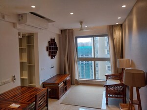 Living Room in 1 BHK Apartment at Hiranandani Regent Hill, Powai – for Rent