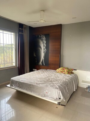 Bedroom in 4 BHK Apartment at Pristine Constellation, Aundh – for Rent