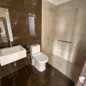 Bathroom in 3 BHK Apartment at Runwal Nirvana, Dhabholkar Wadi – for Rent