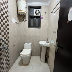 Bathroom in 1 BHK Builder Floor at Chattarpur – for Rent