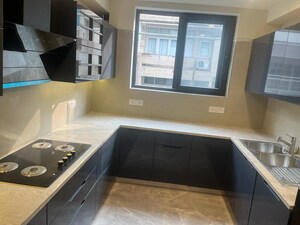 Kitchen in 3 BHK Builder Floor at Sarvapriya Vihar – for Rent