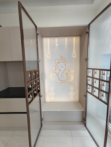 Staircase in 3 BHK Apartment at Hallmark Skyrena, Narsingi – for Rent