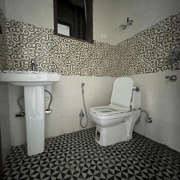 Bathroom in 1 BHK Builder Floor at Chattarpur – for Rent
