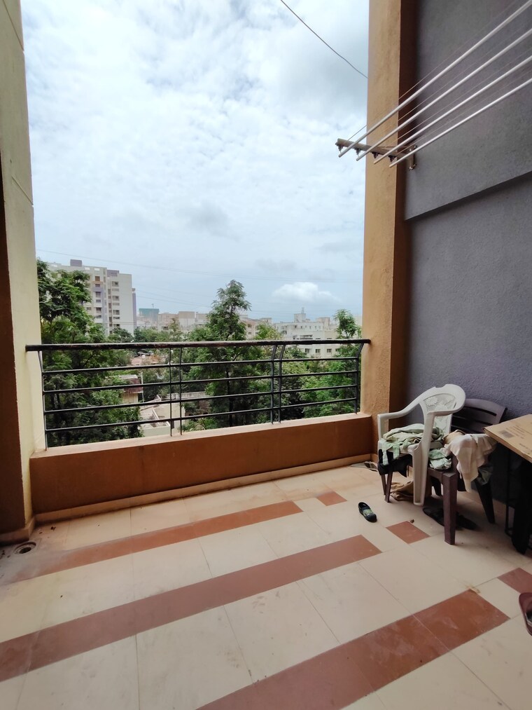 Balcony, dynasty 3 Bedroom 1120 Sq.Ft. Apartment In Wakad Pune 9256626
