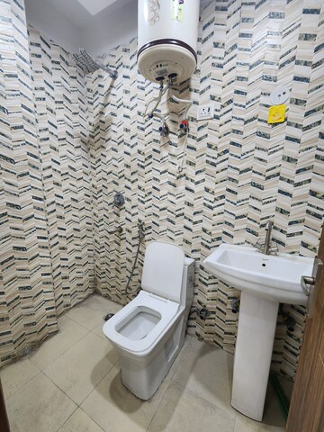 Bathroom in 2 BHK Builder Floor at Chattarpur – for Rent