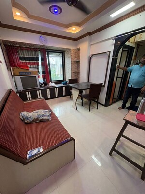 Living Room in 1 BHK Apartment at Elite Ashwini Elite, Chembur – for Rent