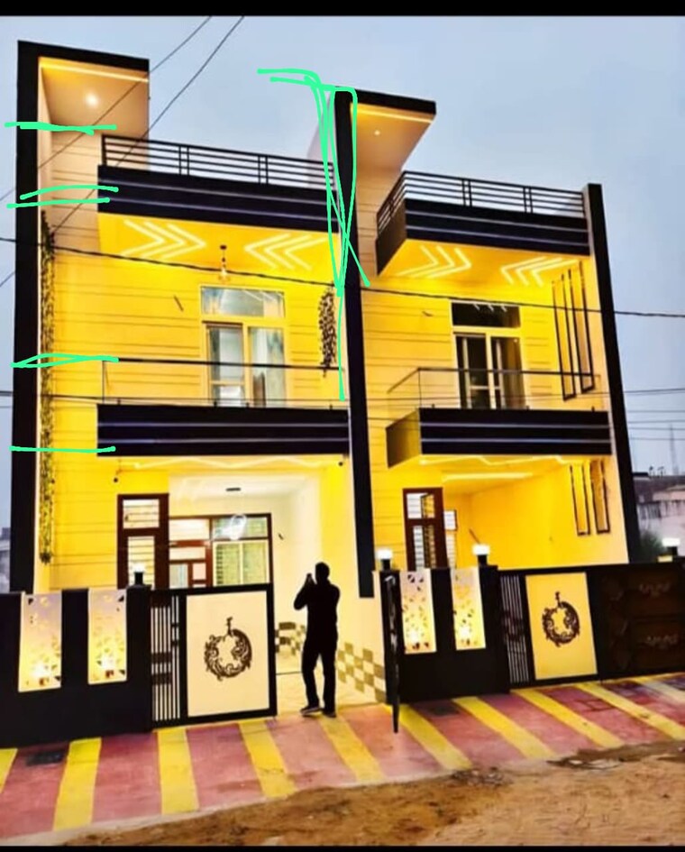 Exterior View, indira nagar 3 Bedroom 2300 Sq.Ft. Villa In Indira Nagar Lucknow 9256721