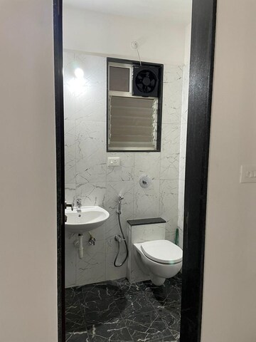 Bathroom in 2 BHK Apartment at Vilas Javdekar Yashwin Encore, Wakad – for Rent