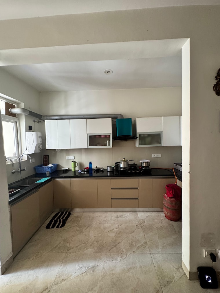 Kitchen, international airport road 2 Bedroom 1360 Sq.Ft. Apartment In International Airport Road Zirakpur 9256920