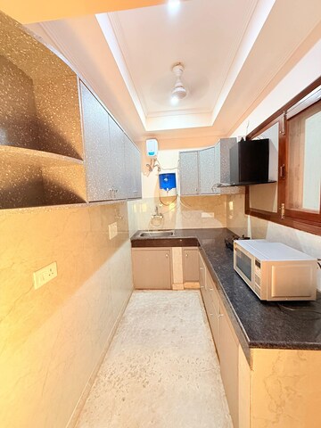 Kitchen in 1 BHK Builder Floor at Saket – for Rent