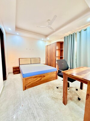 Bedroom in 1 BHK Builder Floor at Saket – for Rent