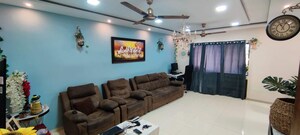 Living Room in 4 BHK Apartment at Ekta California, Nibm Road – for Rent