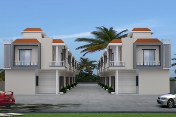 3 BHK Villa – Exterior View View at Noida Extension - for Sale