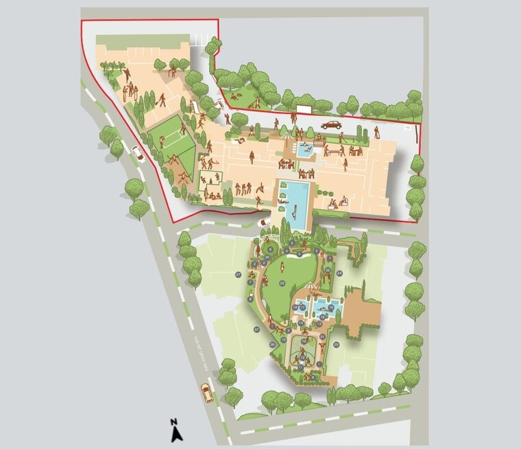 Master Plan, godrej-nest-kandivali 2 Bedroom 606 Sq.Ft. Apartment In Kandivali East Mumbai 9257011