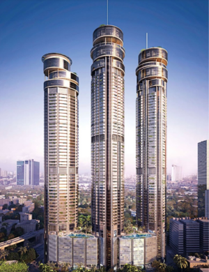 3 BHK Apartment – Exterior View View at Omkar 1973, Century Bazar - for Sale