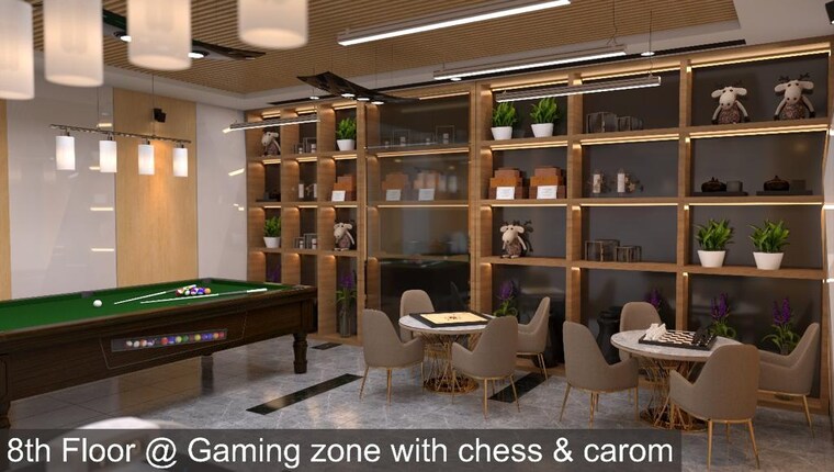 Gym, skyline-fresco Studio 512 Sq.Ft. Apartment In Bhakrota Jaipur 9257121