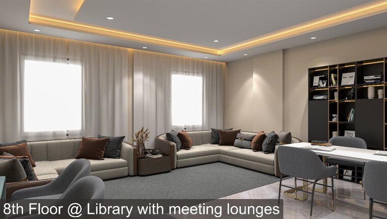 Living Room, skyline-fresco 1 Bedroom 680 Sq.Ft. Apartment In Bhakrota Jaipur 9257171