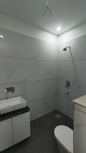 Bathroom in 3 BHK Apartment at MS Enclave Zirakpur, Dhakoli – for Sale