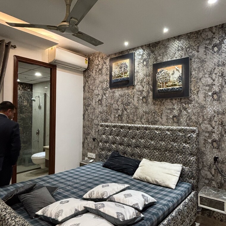 Bedroom, high ground 3 Bedroom 1800 Sq.Ft. Apartment In High Ground Zirakpur 9257025