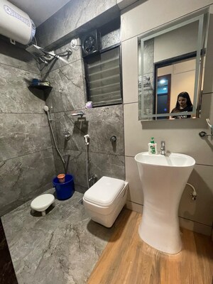 Attached Bathroom in 2 BHK Apartment at Naiknavare Indradhanu, Kothrud – for Sale