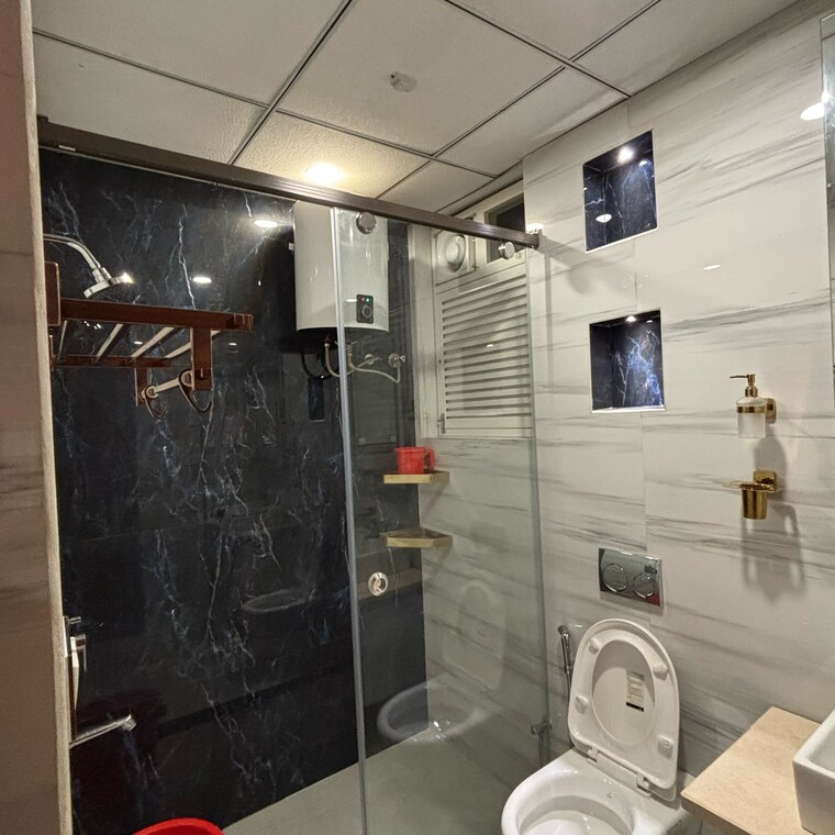 Bathroom, high ground 3 Bedroom 1800 Sq.Ft. Apartment In High Ground Zirakpur 9257202